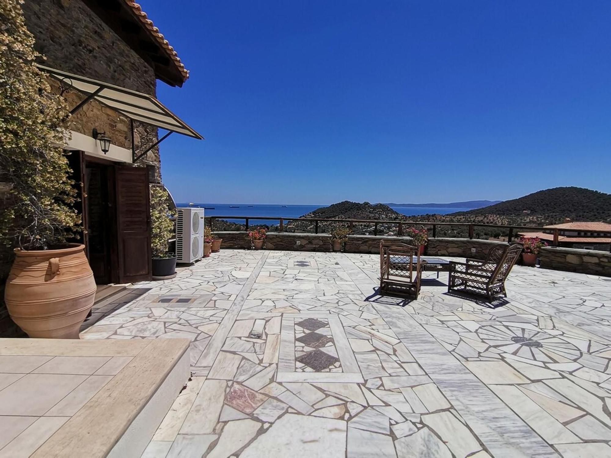 Saronic Citadel Seaside Villa Саламис Екстериор снимка