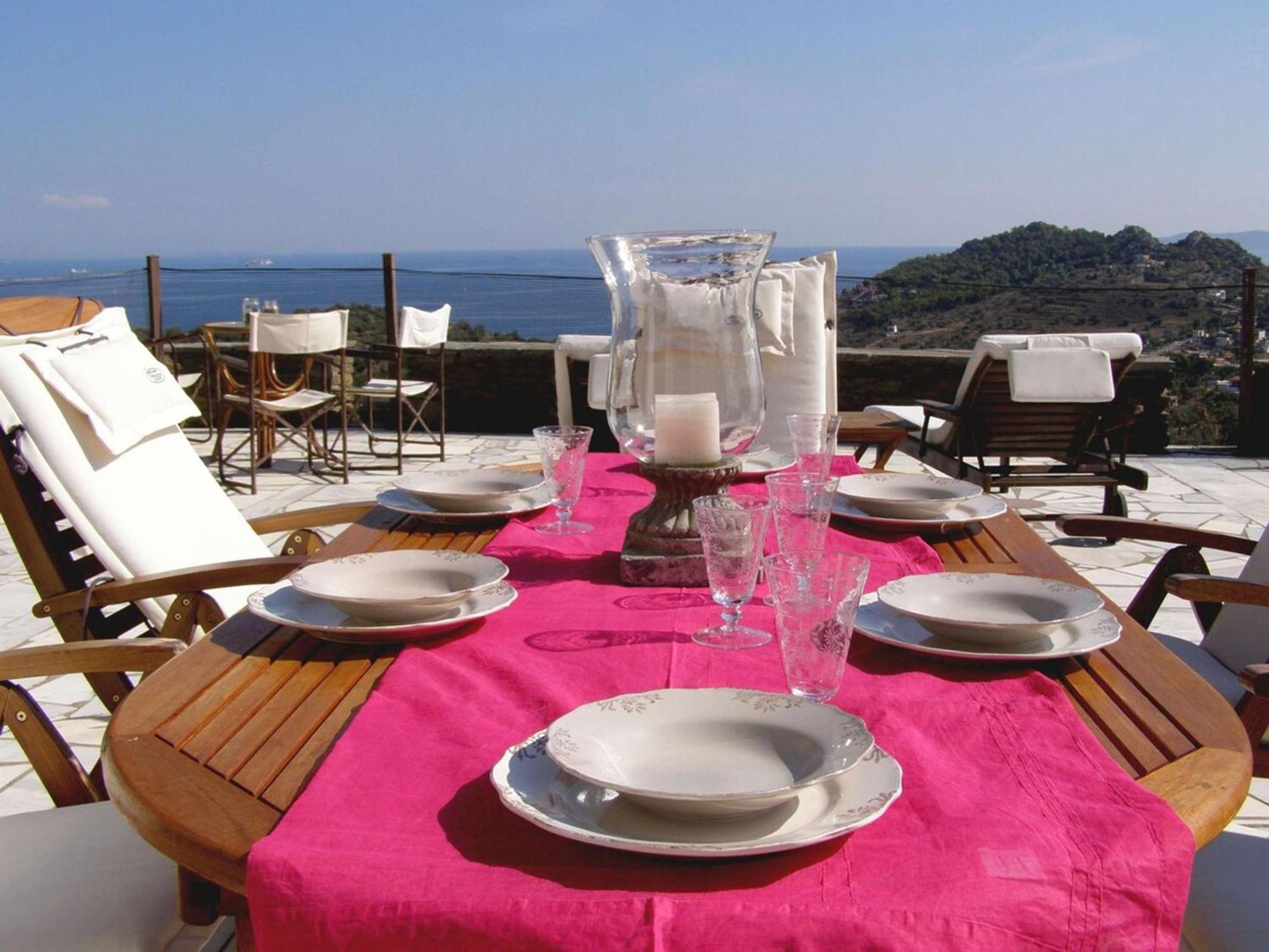 Saronic Citadel Seaside Villa Саламис Екстериор снимка
